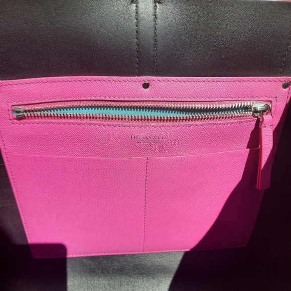 Tiffany&Co. Textured leather large tote bag NEW - Picture 8 of 11